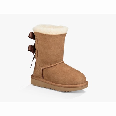 Botas UGG Bailey Bow II Criança Marrom | PT-EILWD